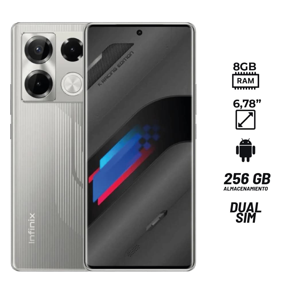 Celular infinix note 40 pro bmw x6850/mtk helio/6.78 pulg/8gb-256gb/f32mpx-p108mp+2mp+2mp/android/ds