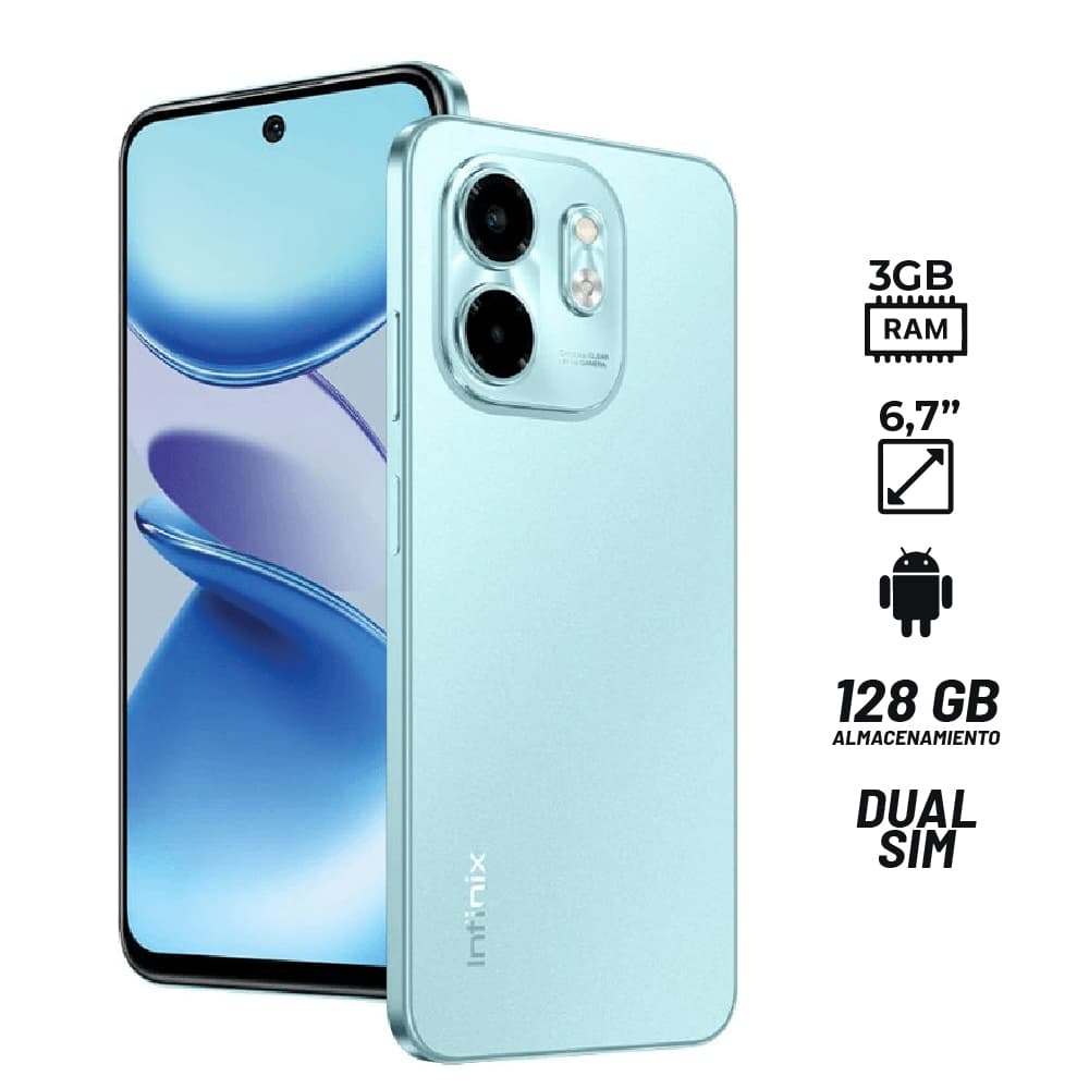 Celular INFINIX SMART 9 X6532 / MKT HELIO / 6.7" / 3GB - 128GB