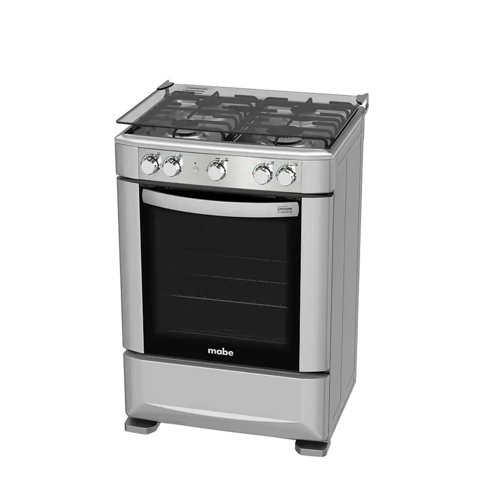 Cocina mabe em6020sg0/24"/4 quemadores/encendido electronico/2 parrillas