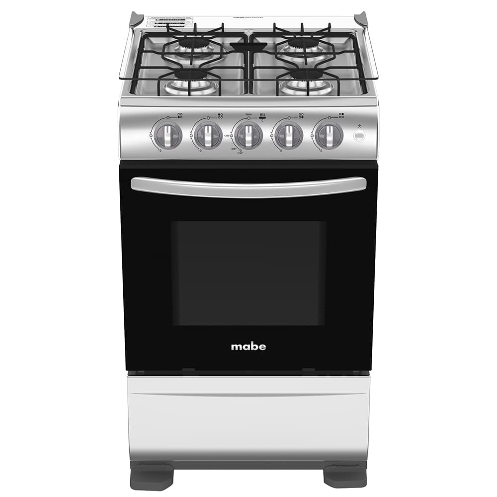 COCINA MABE TX5120EX3/20 PULG/4 QUEMADORES/ENCENDIDO ELECTRÓNICO/TERMOCONTROL/EASY CLEAN PRO