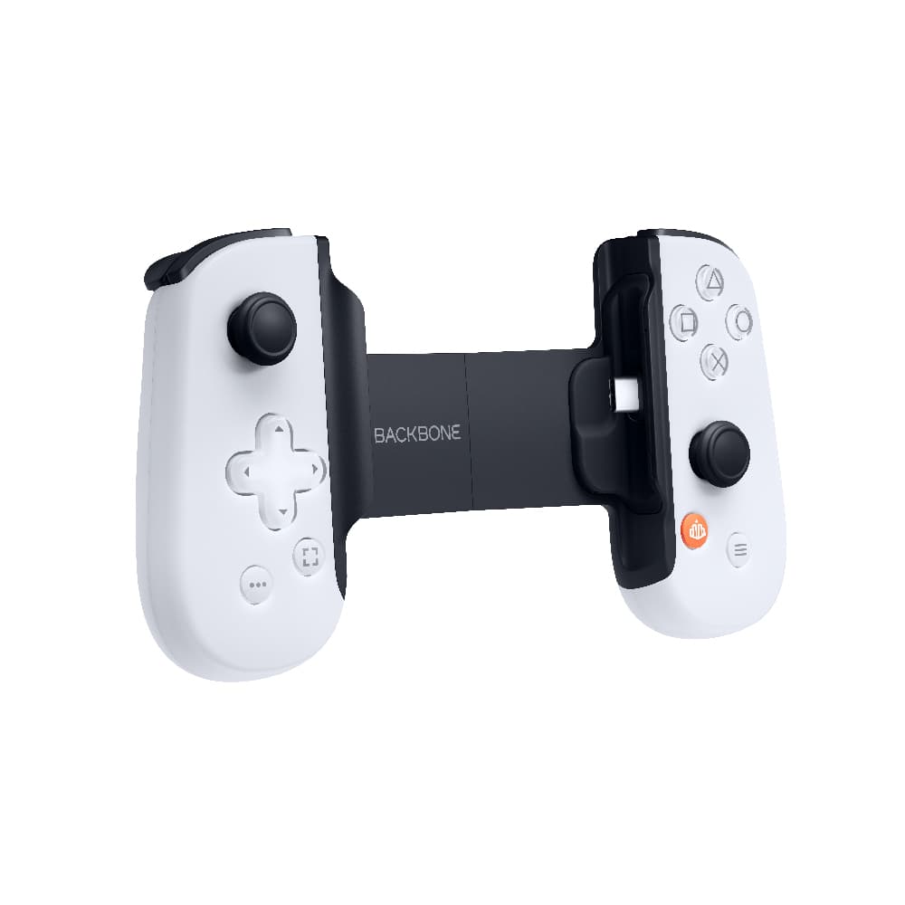 Game pad sony backbone/conector 3,5 mm/puerto usb-c/compatible iphone-android/blanco