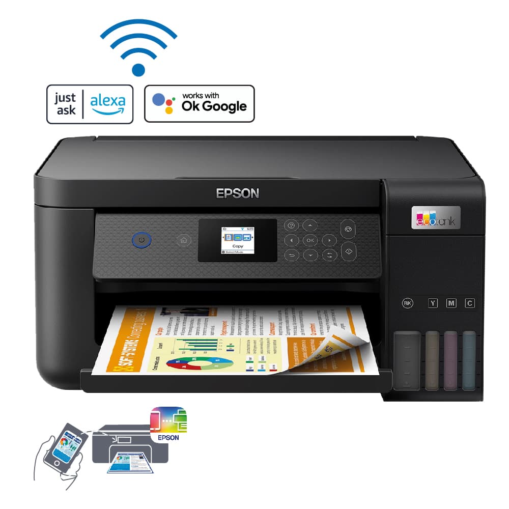 Multifuncion epson l4260/imp/cop/sca/tinta continua/wifi/4 colores/tanques frontales