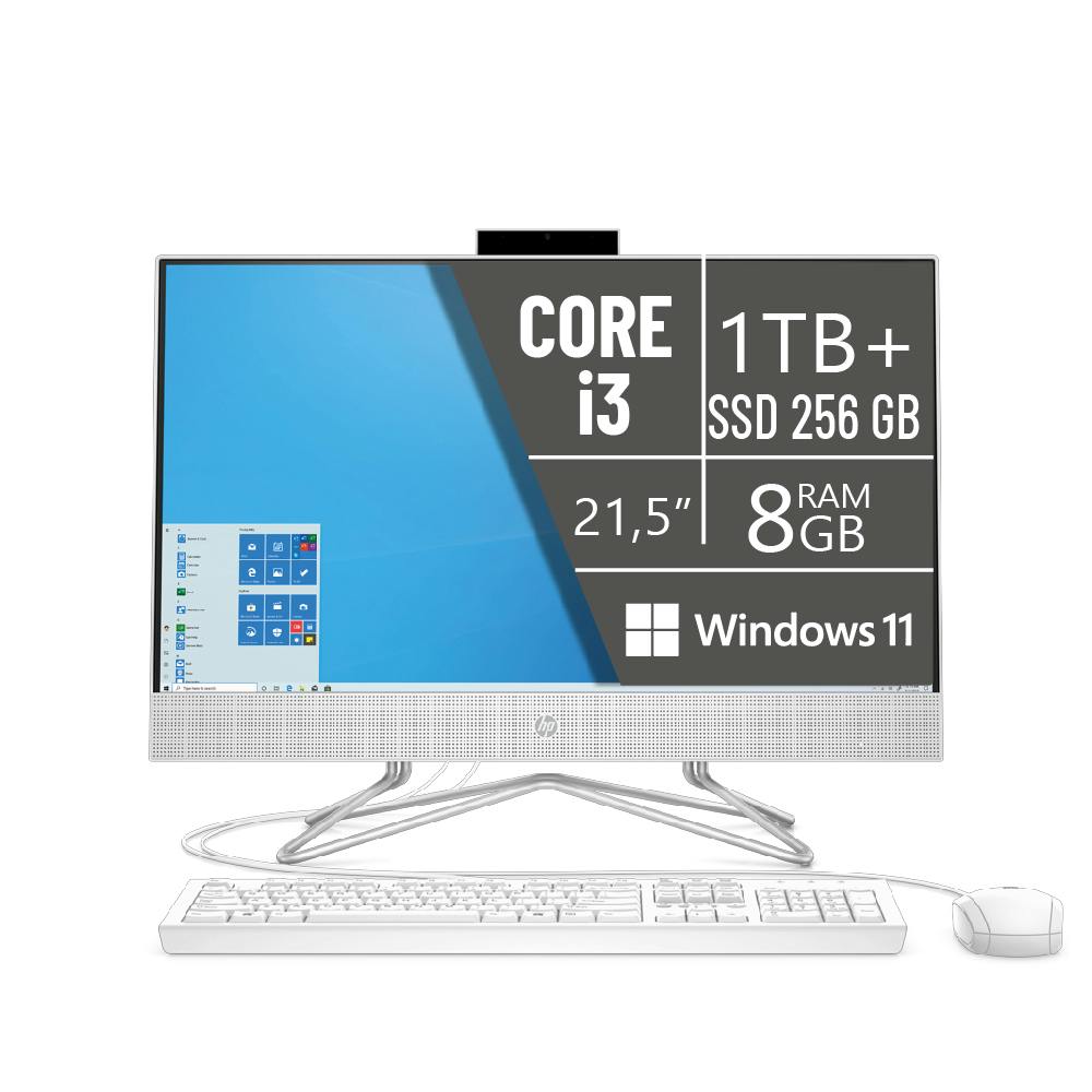 Computadora HP 22DF1519LA / Core i3-1115G4 / 8GB / 1TB+SSD 256GB