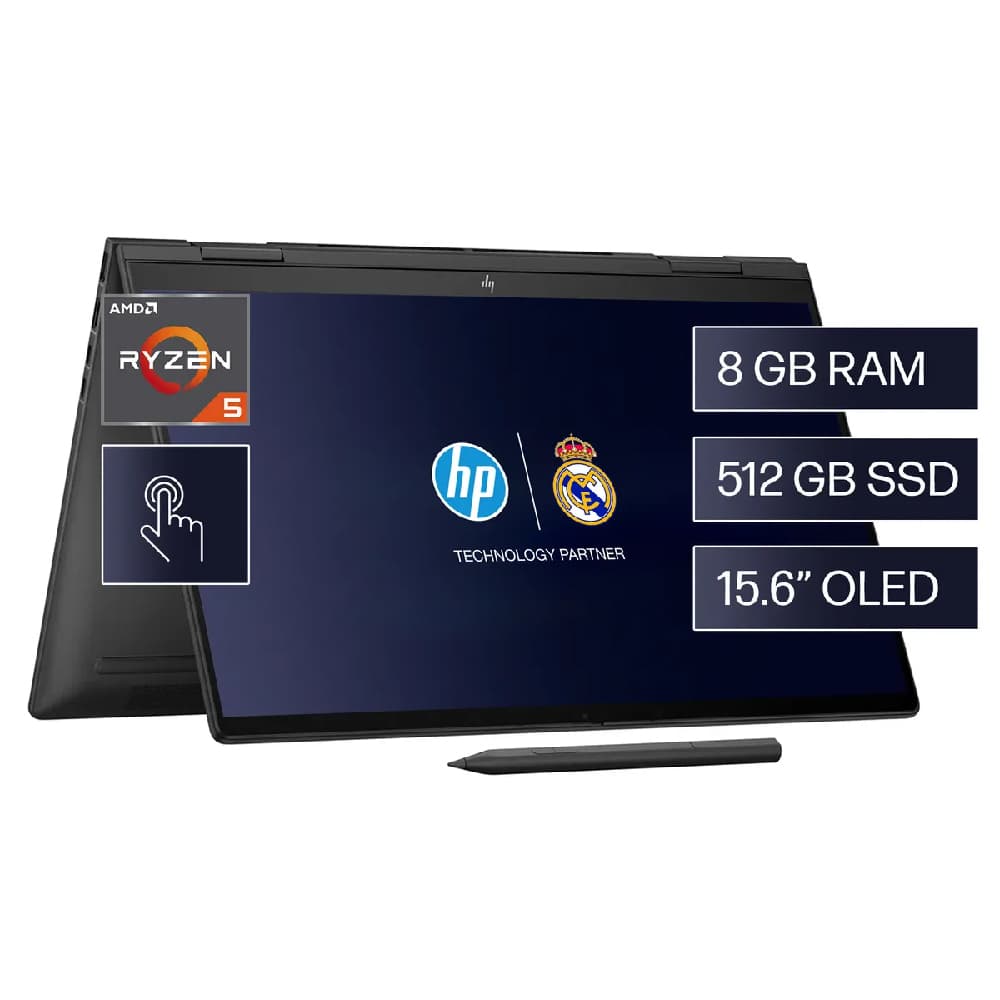 Laptop HP ENVY x360 15-FH0000LA / Ryzen 5-7530U / 8GB / SSD 512GB