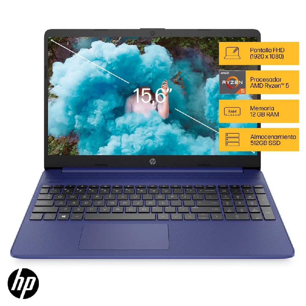 Laptop HP 15EF2517LA / Ryzen 5-5500U / 12GB / SSD 512GB