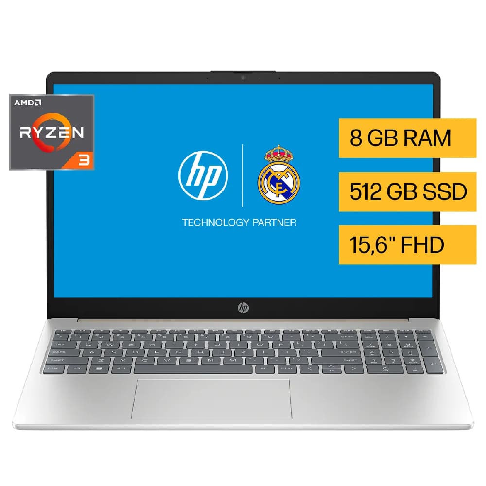 Laptop HP 15FC0043LA / Ryzen 3-7320U / 8GB / SSD 512GB