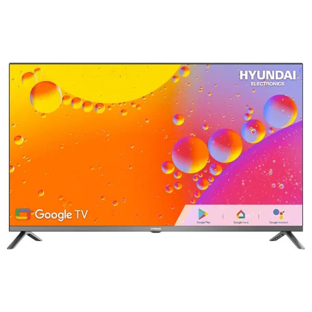 Televisor hyundai hyled4023gim/a55 quadcore/led/40 pulg/fhd/hdmi/usb/google tv/comando voz/sin borde