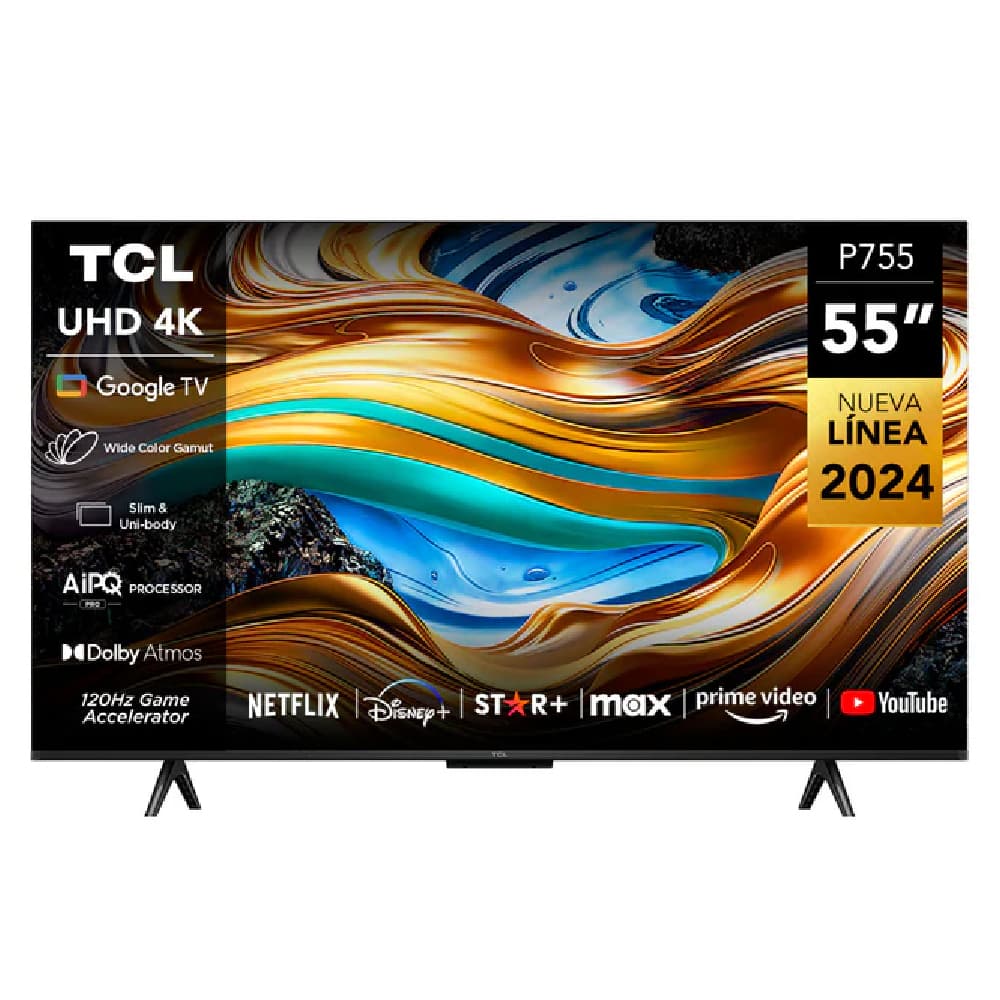 Televisor 55" TCL UHD Google Tv 55P755