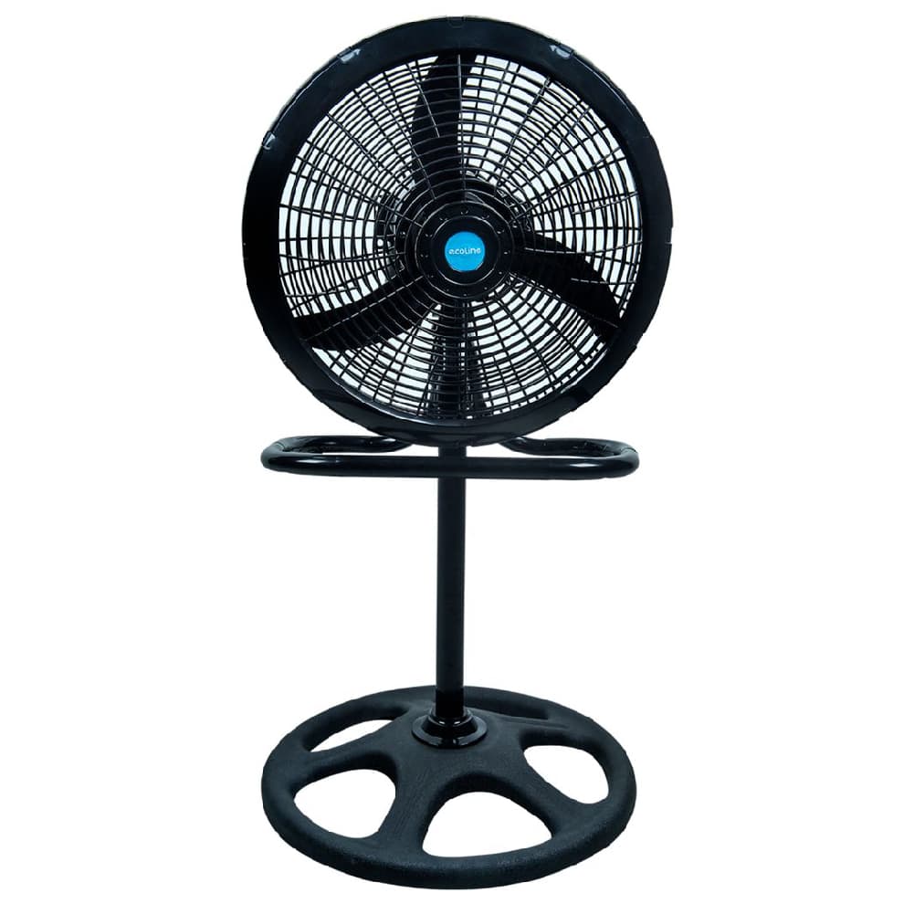 VENTILADOR ECOLINE VEN0060/3 EN 1/18 PULG/3 ASPAS PLÁSTICAS/3 NIVELES/REJILLA PLASTICA/DESMONTABLE