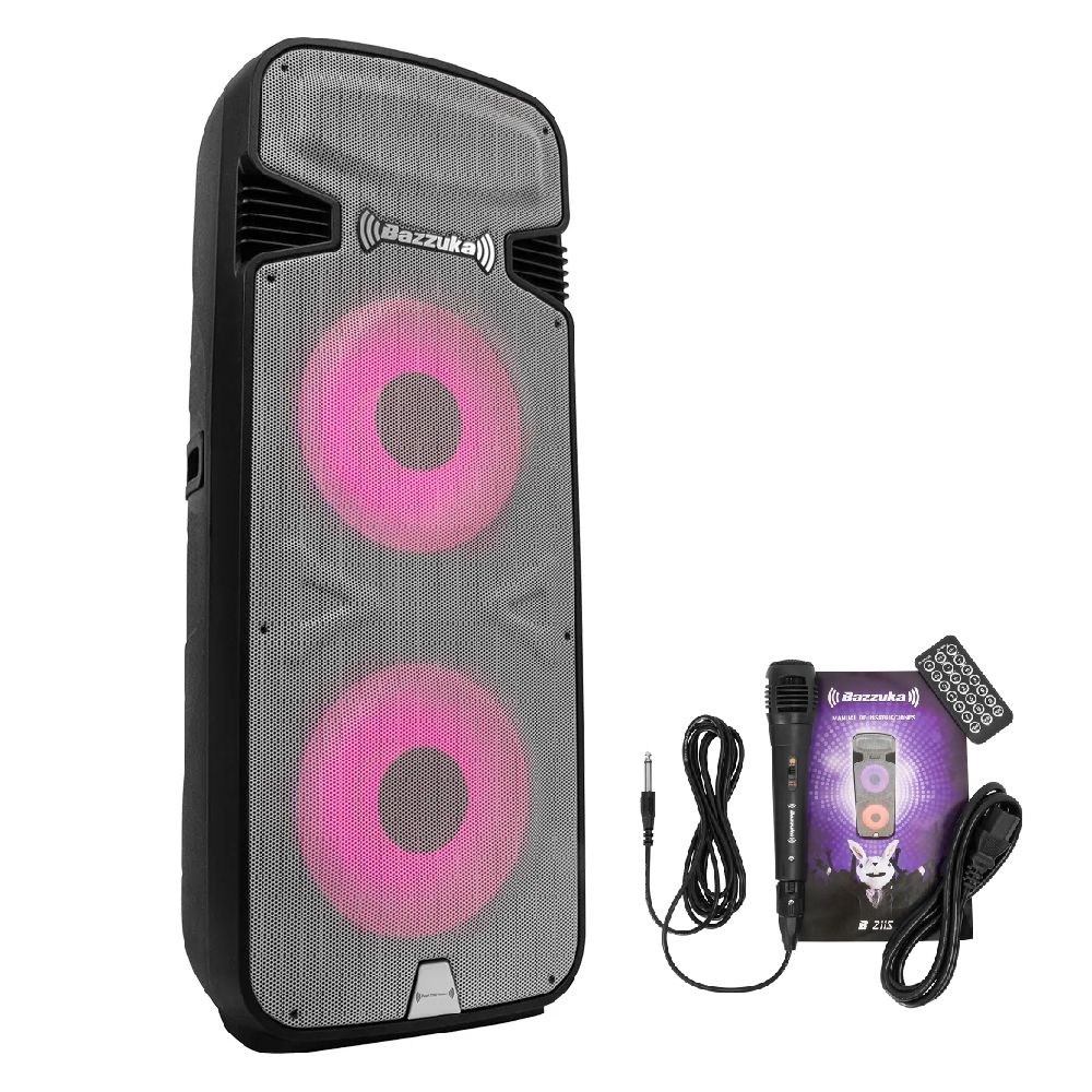 BazzuKa BZKB2115 Caja Amplificada 100000W Bluetooth Doble Parlante