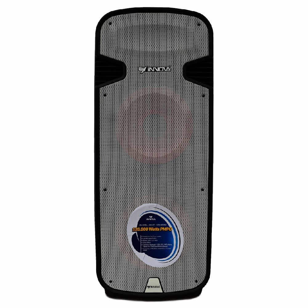 Innova Parl2 Caja Amplificada 15" 120000W Bluetooth USB Micrófono Inalámbrico