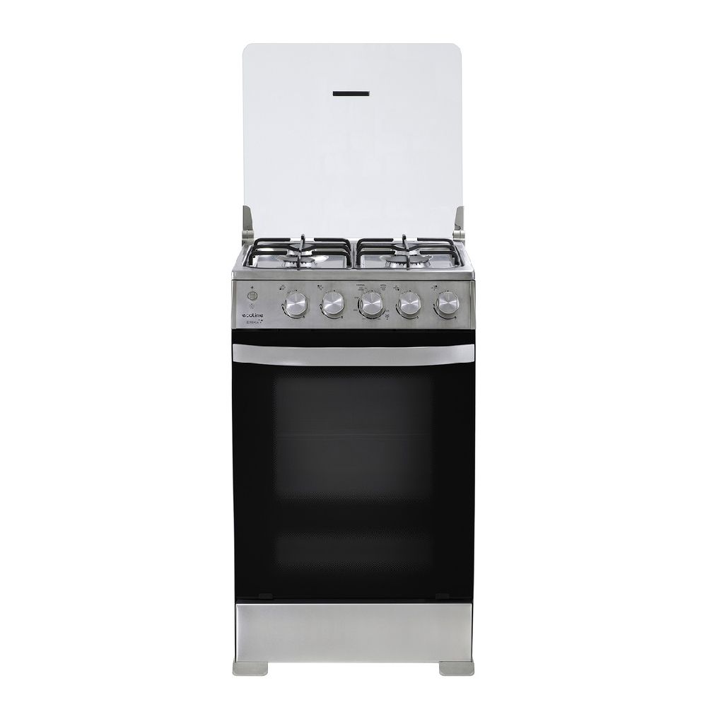 Ecoline Cocina Erika 21” 4 Quemadores Grill Encendido Eléctrico Inox