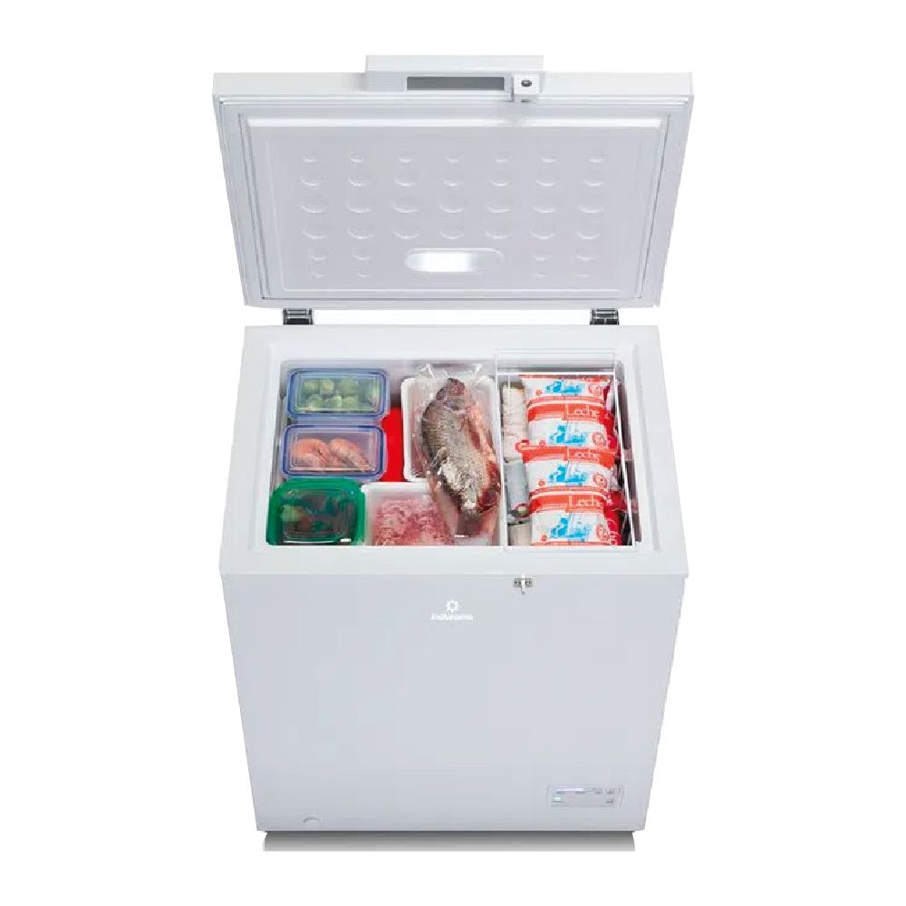 Indurama Congelador Horizontal CI145BL 145L Frost Iluminación LED Blanco
