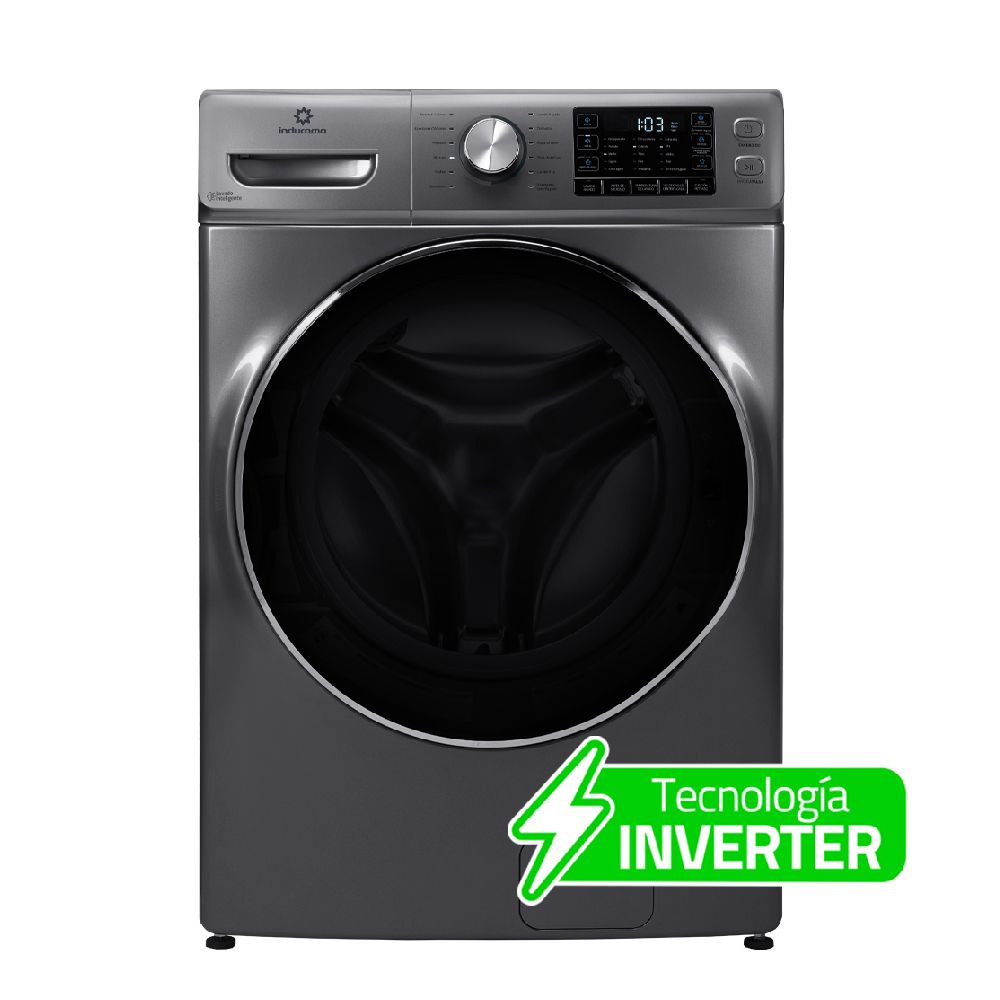 Indurama Lavadora LRI21FCR Automática 21Kg Carga Frontal 12 Ciclos Croma