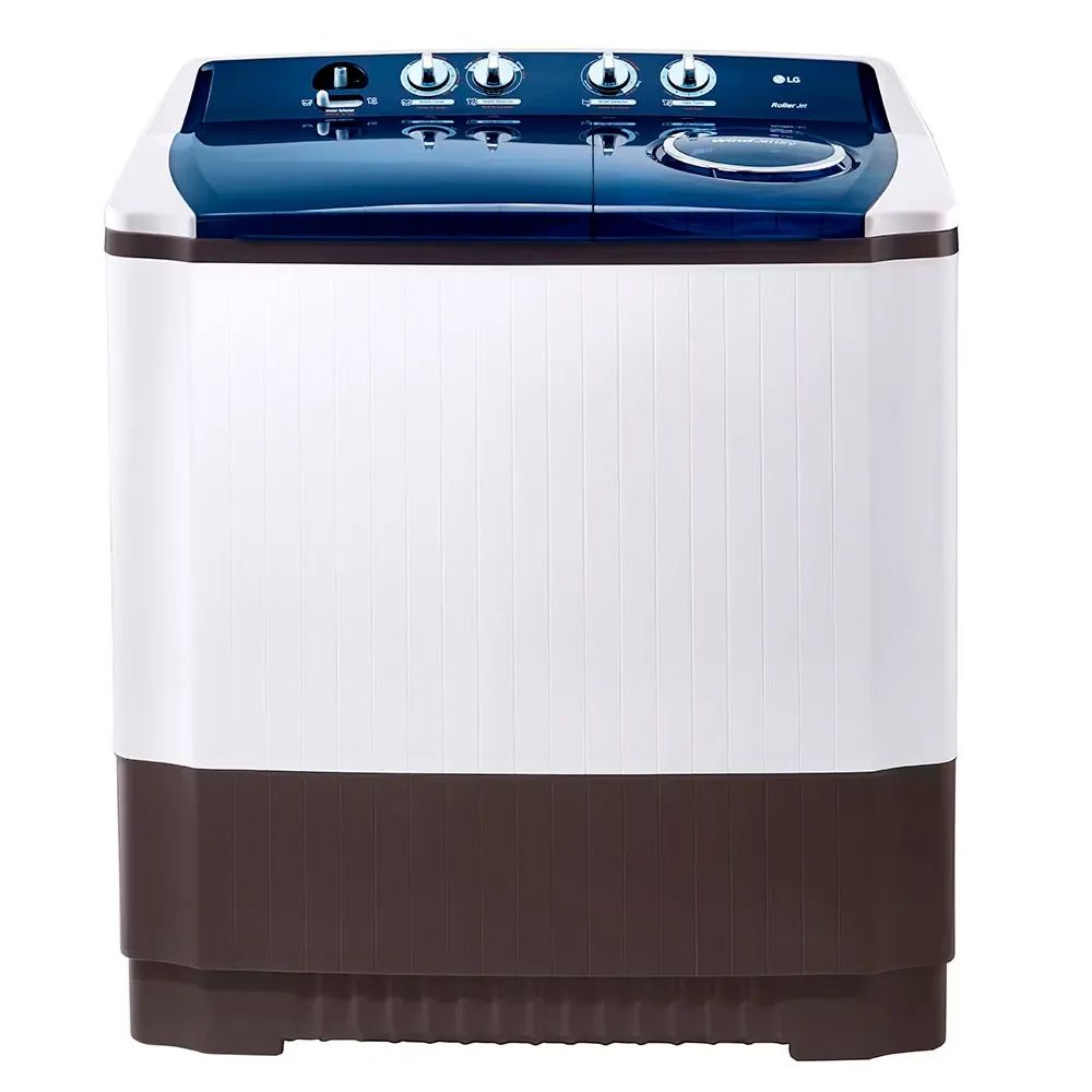 LG Lavadora WP15WAR 15Kg Carga Superior Doble Tina Roller-Jet Filtro Pelusas Blanco