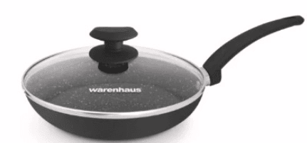 Warenhaus Sartén Meridiano 20cm Antiadherente con Tapa Negro