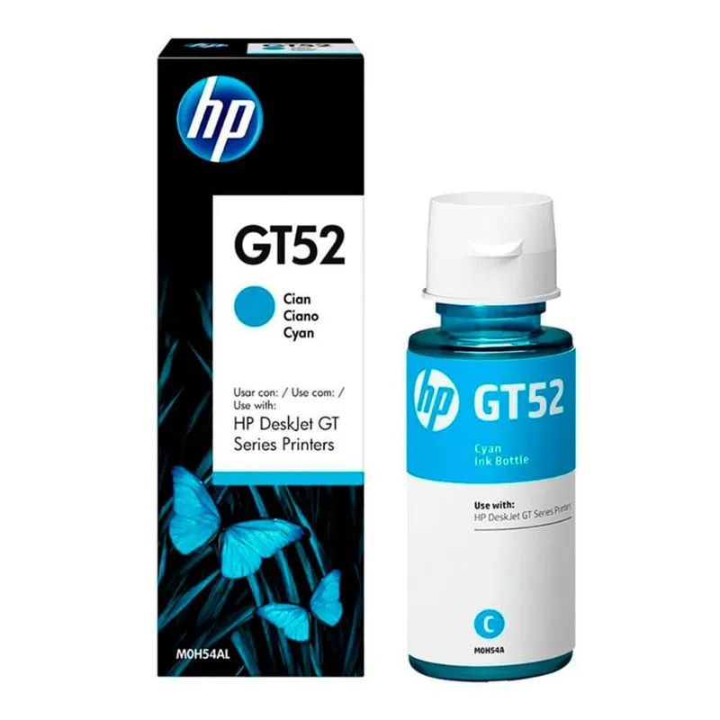 HP Tinta Impresora GT52 Cyan