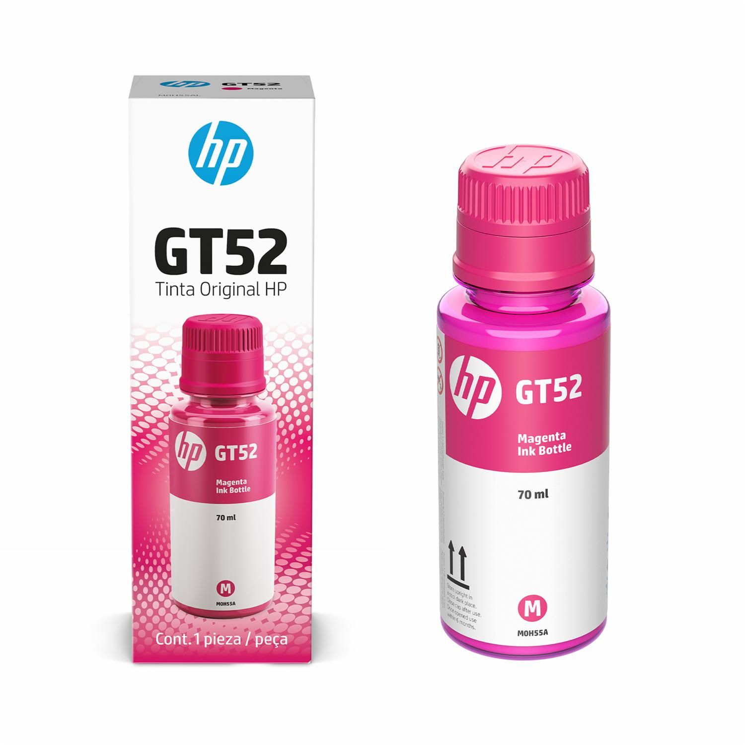 HP Tinta Impresora GT52 Magenta