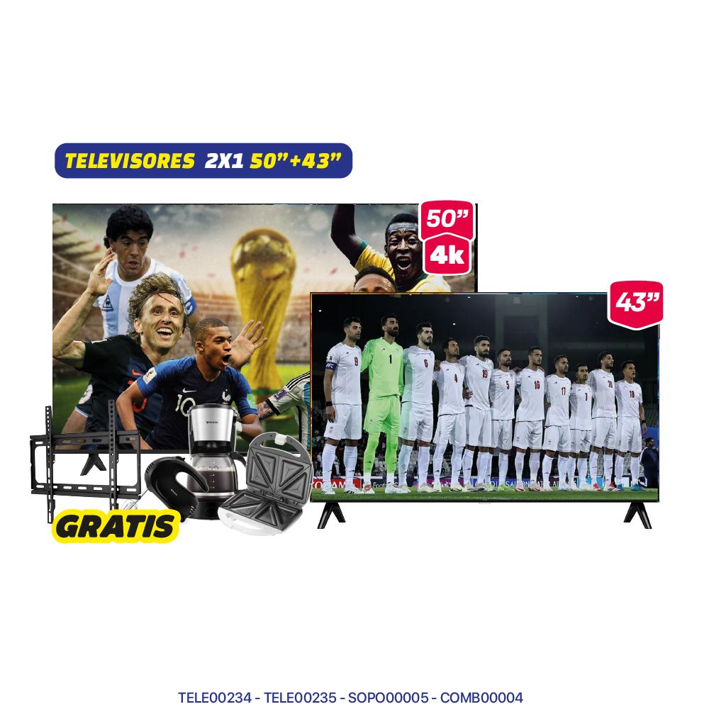MEGA COMBO 4 JUNIO 2026: TELE00234-TELE00235 TCL