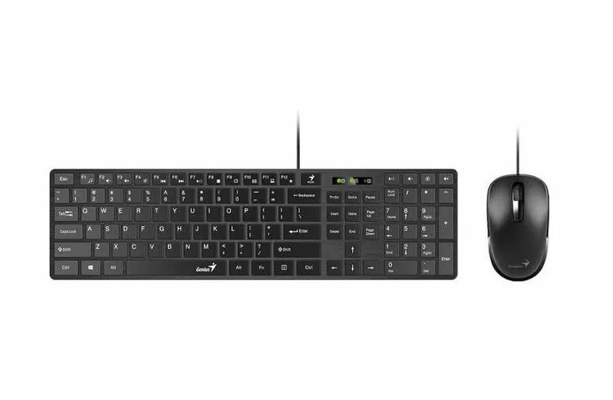 KIT TECLADO Y MOUSE GENIUS KM-8101 WIRELESS NEGRO