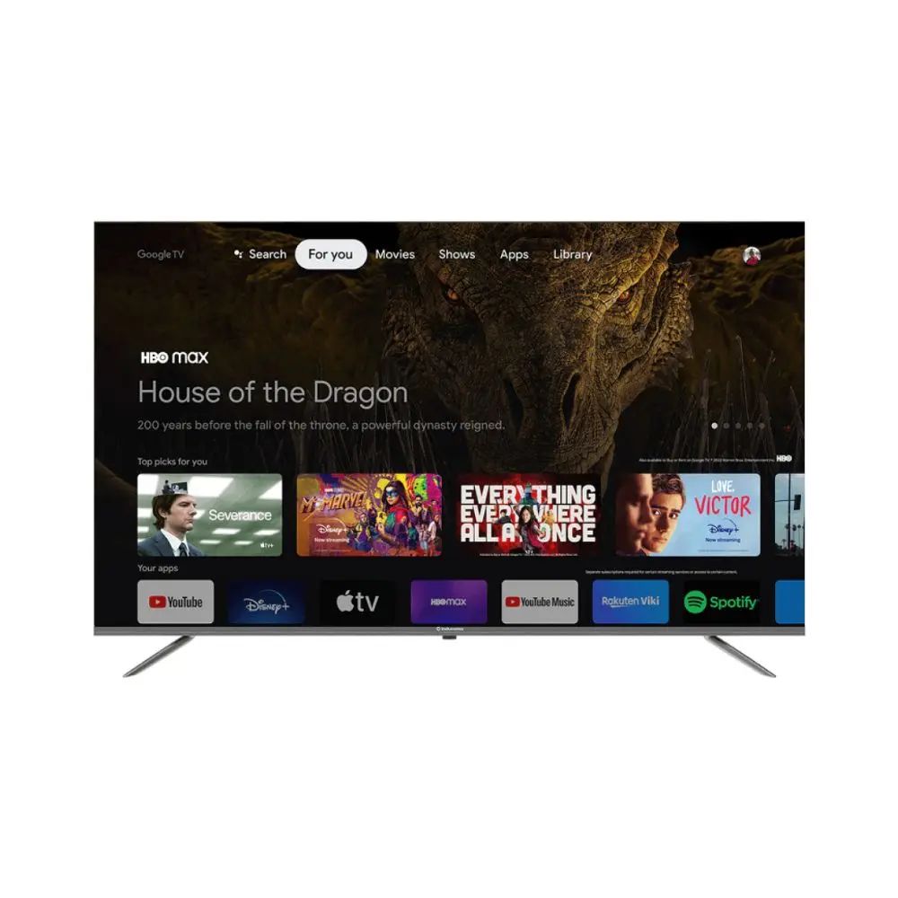 Indurama Televisor 65” UHD 4K Google TV HDR10 Dolby Vision 65TIKGF5UHD