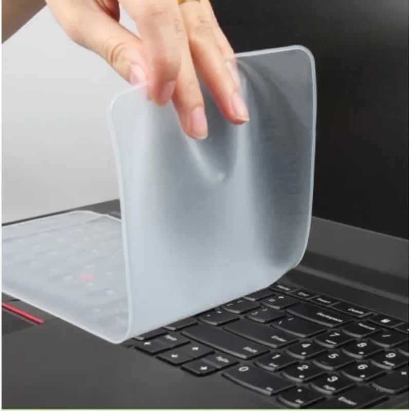 Mica de Teclado Genérico 15.6 Pulgadas Silicona Flexible Protector