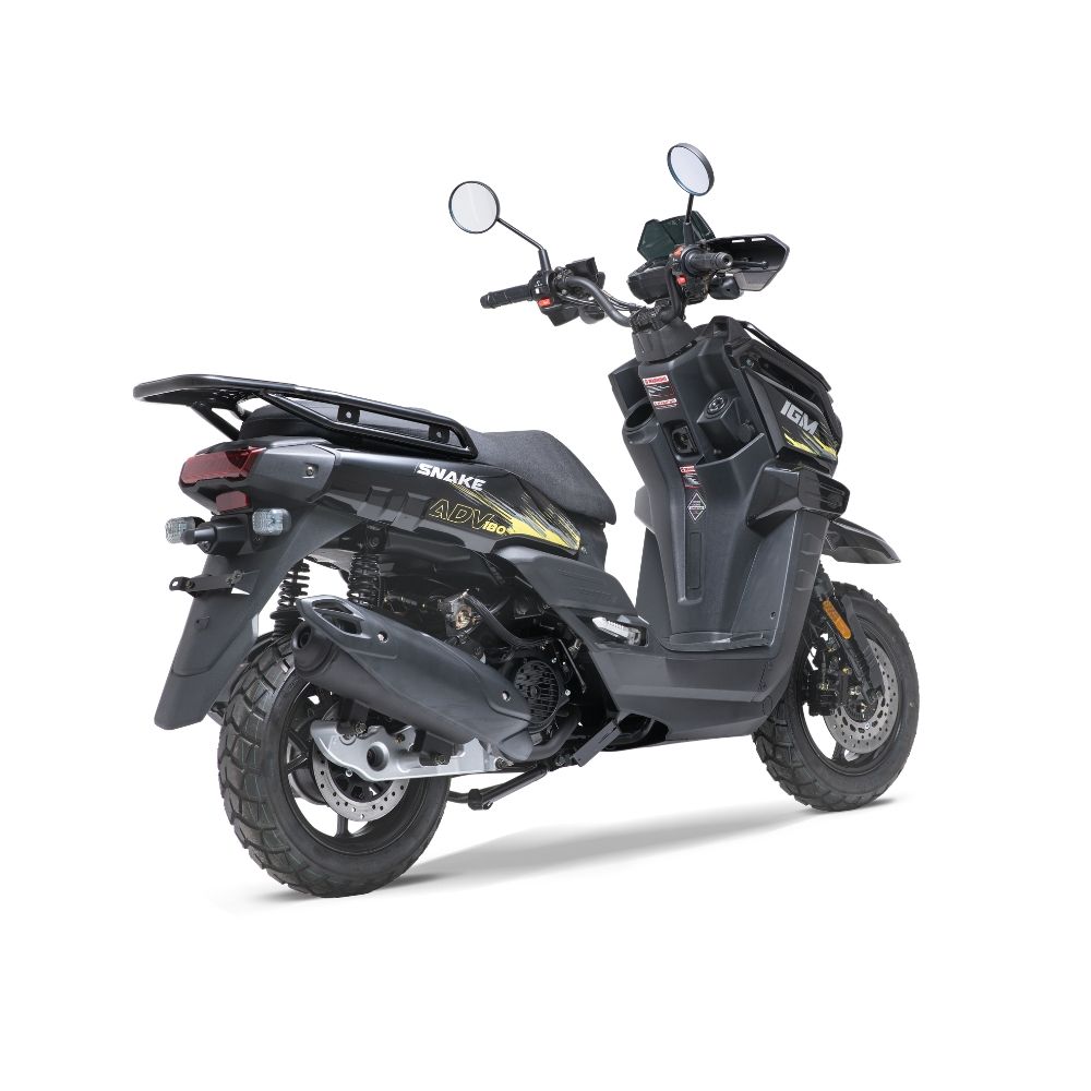 Moto Scooter Igm Snake Adv 180 Negro 2026