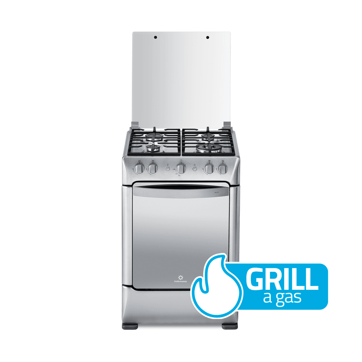 Indurama Cocina Milán Zafiro 24” 4 Quemadores