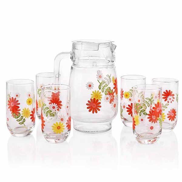 JUEGO DE JARRA Y VASOS GENERICO