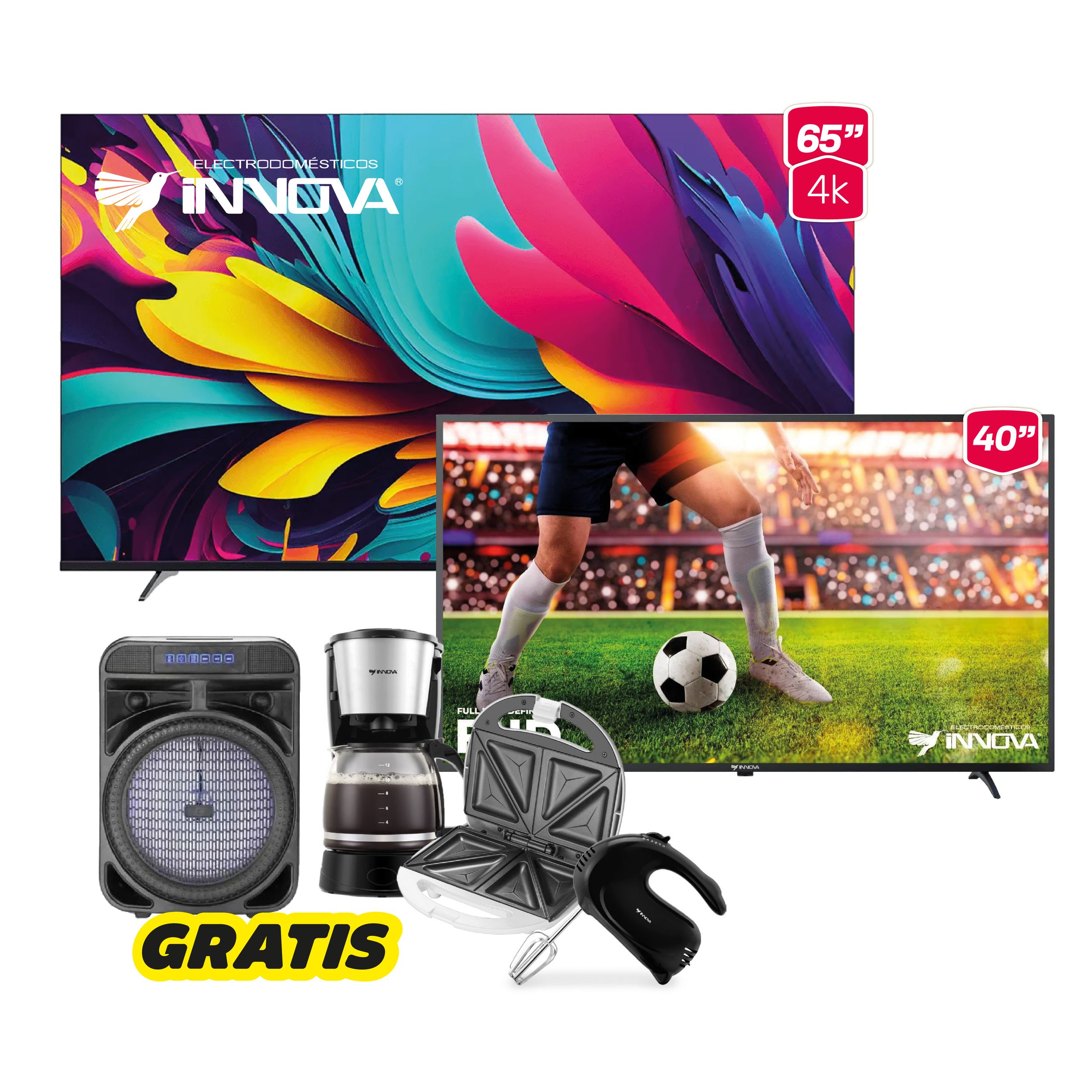 Innova Mega Combo 7 Televisor 65” + 40”