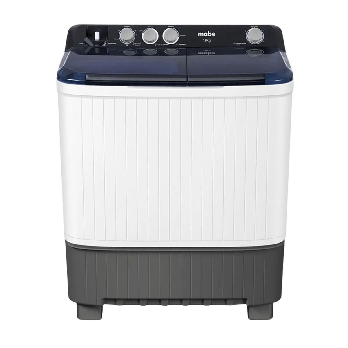 Lavadora Mabe LMDX8124HBAB0 18Kg Semiautomática Doble Tina Air Vent+