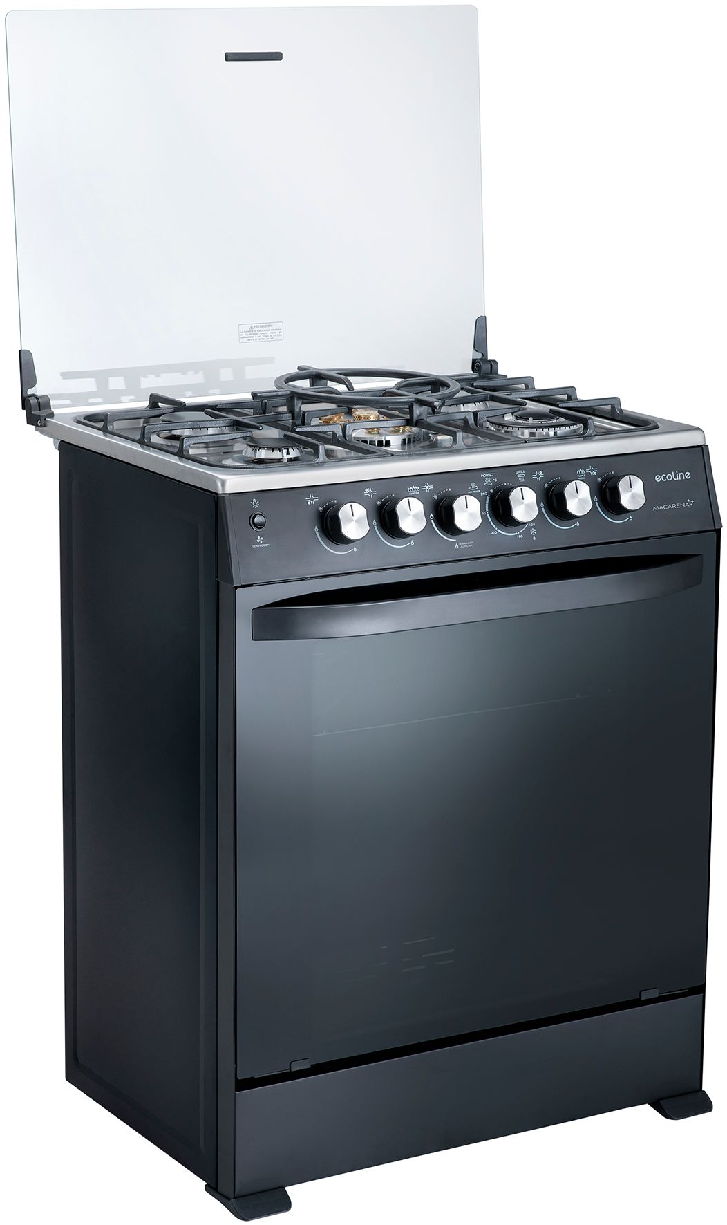 Ecoline Cocina Macarena 30" 5 Quemadores con Grill y Doble Broil