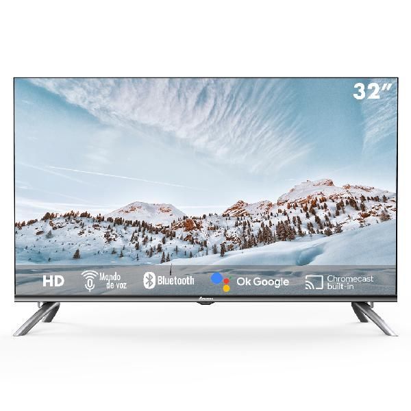 Riviera Televisor RLED-GLT32TPXM 32" LED HD HDMI Bluetooth Google TV Sin Borde