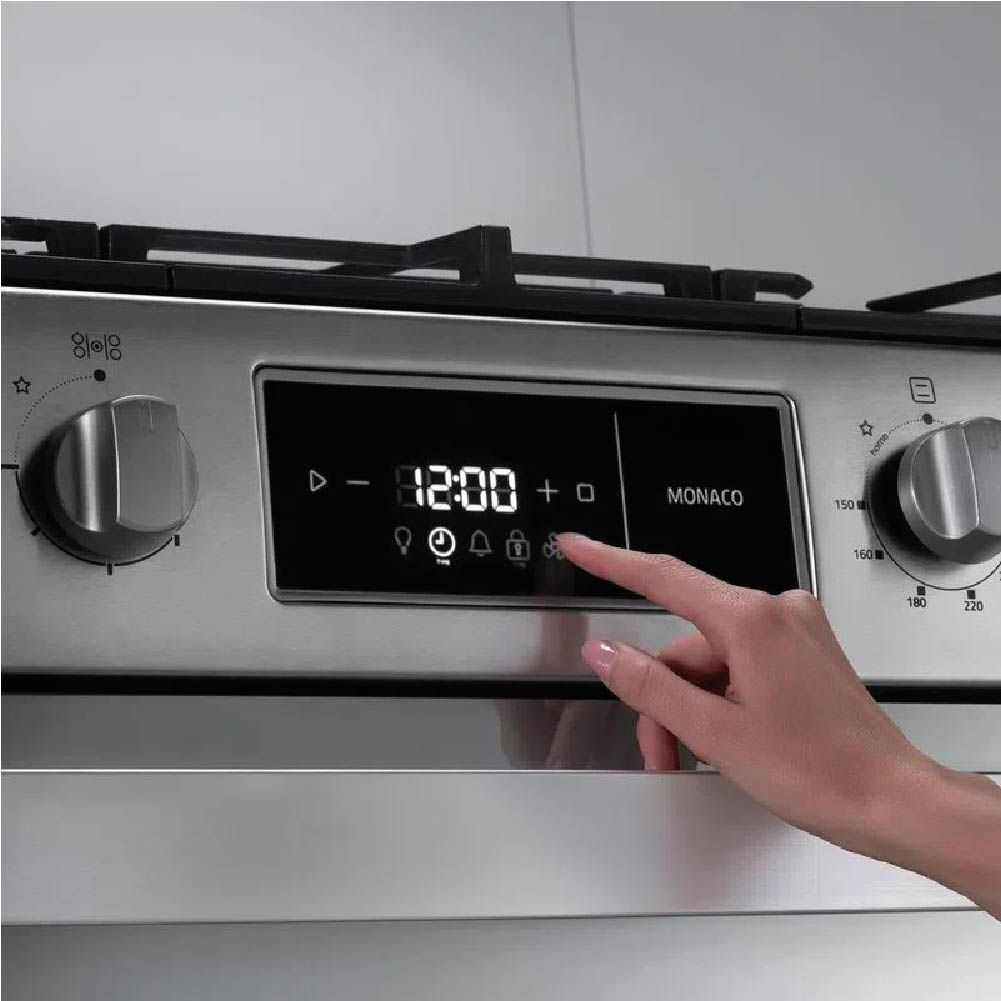 Indurama Cocina Mónaco Zafiro 30” 5 Quemadores Encendido Eléctrico Grill