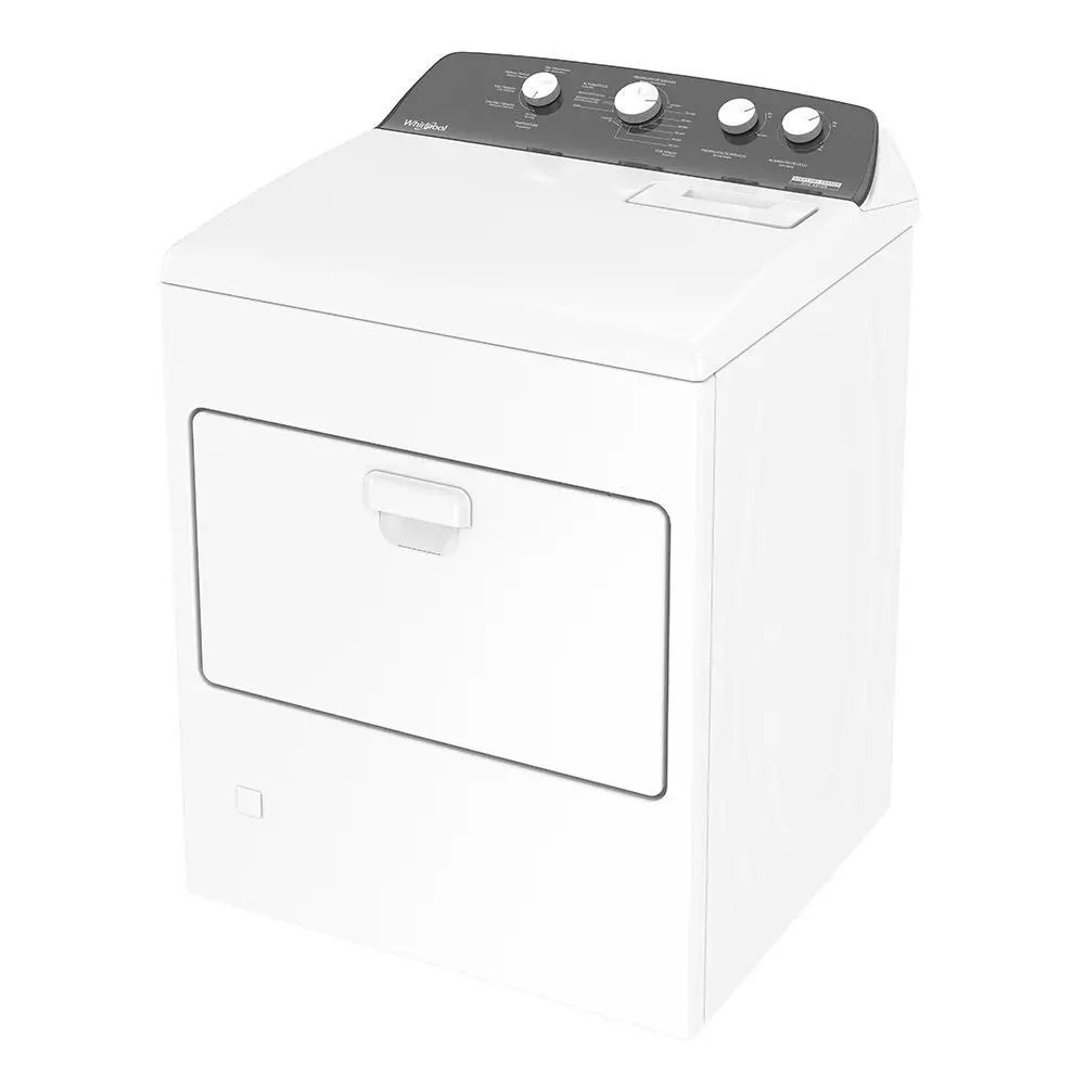 Whirlpool Secadora 7MWGD2140JB Gas 23 Kg Carga Frontal 5 Niveles Sensor Humedad