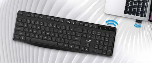 TECLADO GENIUS KB-7200 NEGRO WIRELESS