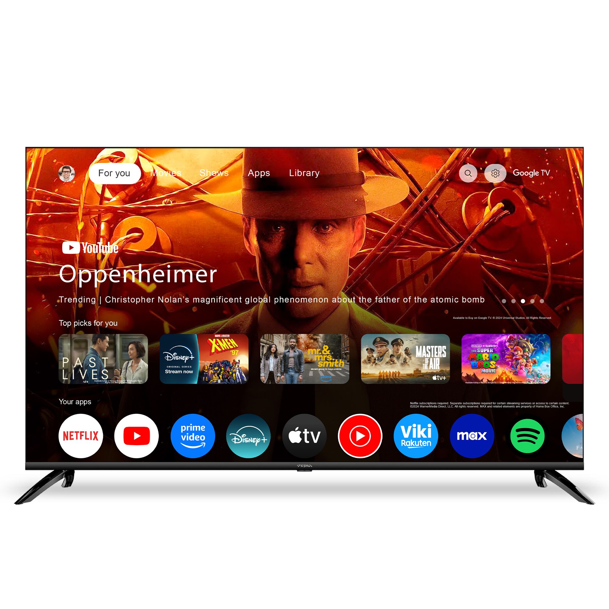 Prima Televisor Google Tv 55 Prima 4k